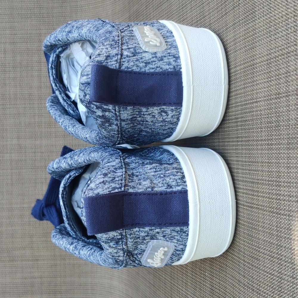 Sugar Shoes Fallon NavyJersey Canvas SneakerColor Blue/white/NavySize 10… - Picture 5 of 8